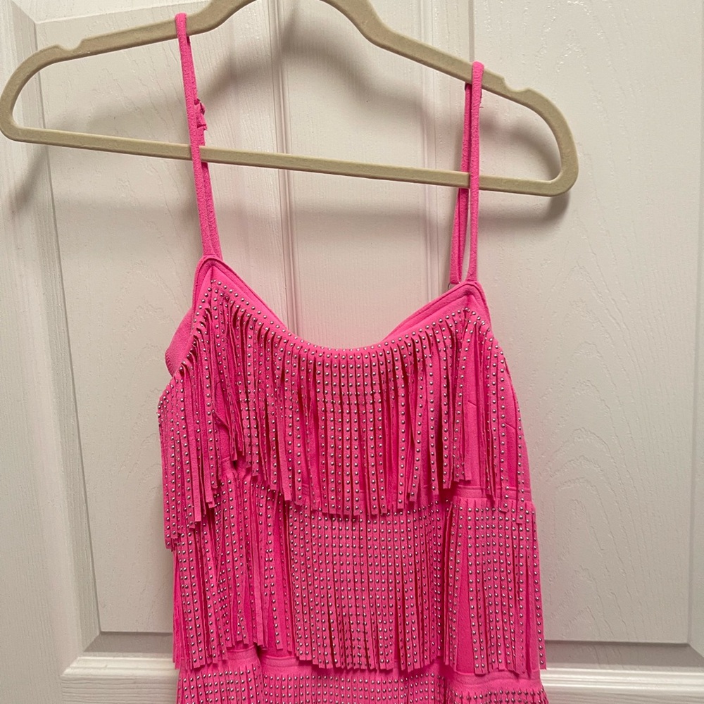 TCEC Pink Flutter Layered Dress - Picture 2 of 11